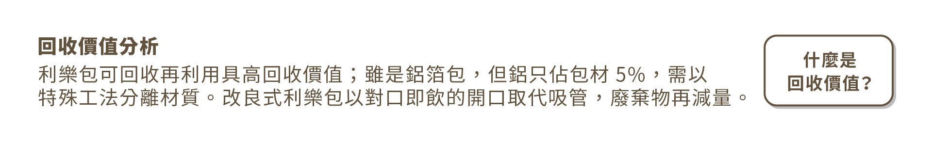 回收價值
