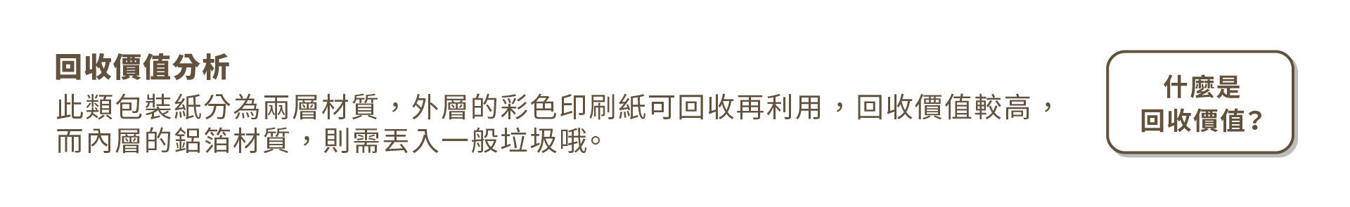 回收價值