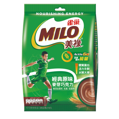 雀巢美祿經典原味巧克力麥芽飲品 25gx14入 (袋裝)