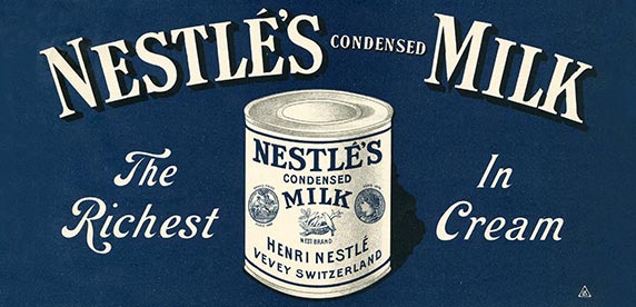 雀巢的故事始於1866年，當時的英瑞煉乳公司推出了歐洲第一款煉乳產品