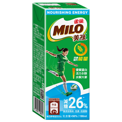 巧克力麥芽飲品減糖配方 198ml (利樂包)