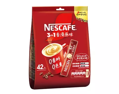 雀巢咖啡三合一香滑原味 袋裝 42x15g
