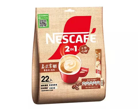 雀巢咖啡二合一義式拿鐵 18(22x12g) TW
