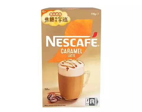 雀巢咖啡 雲朵咖啡焦糖風味拿鐵10入/盒