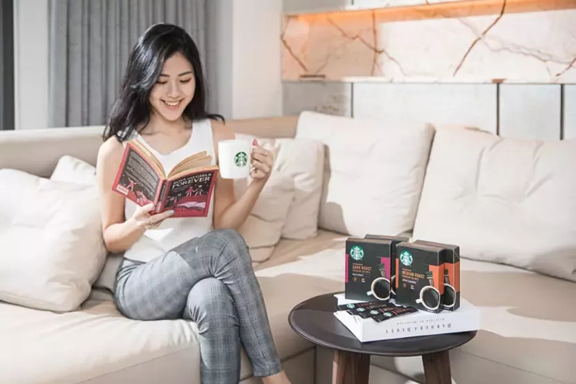 「Starbucks® at Home星巴克®特選系列咖啡」讓咖啡愛好者輕鬆簡單地享受星巴克®咖啡-不論何時何地，都能品味熟悉的星巴克®美味