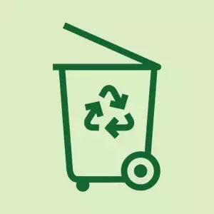 Recycling bin icon