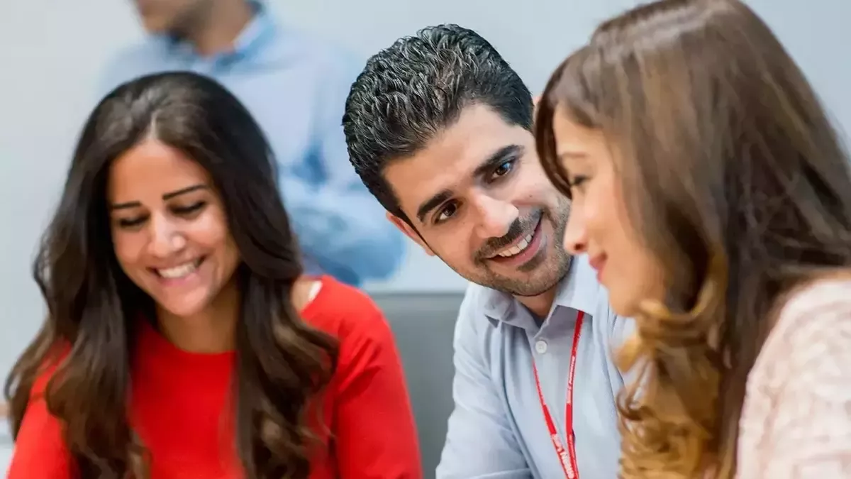 Professional team collaboration