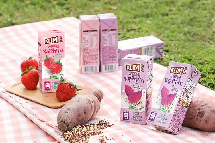 Super Food登場！克寧「喝的超級食物」保久乳飲品新亮相。克寧紫薯藜麥牛奶「超級穀物」添加，採用在地生產紫甘藷。