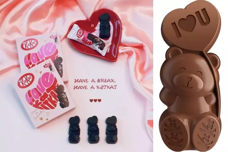 引發日本搶購潮！「KitKat LOVE 小熊威化」化身最強告白神器，傳達最真誠的心意