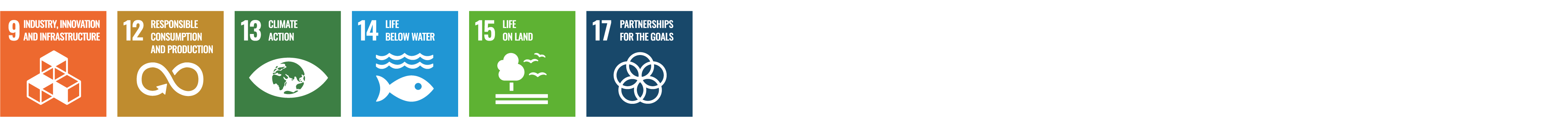 永續發展目標貢獻 SDG 9, 12, 13, 14, 15, 17